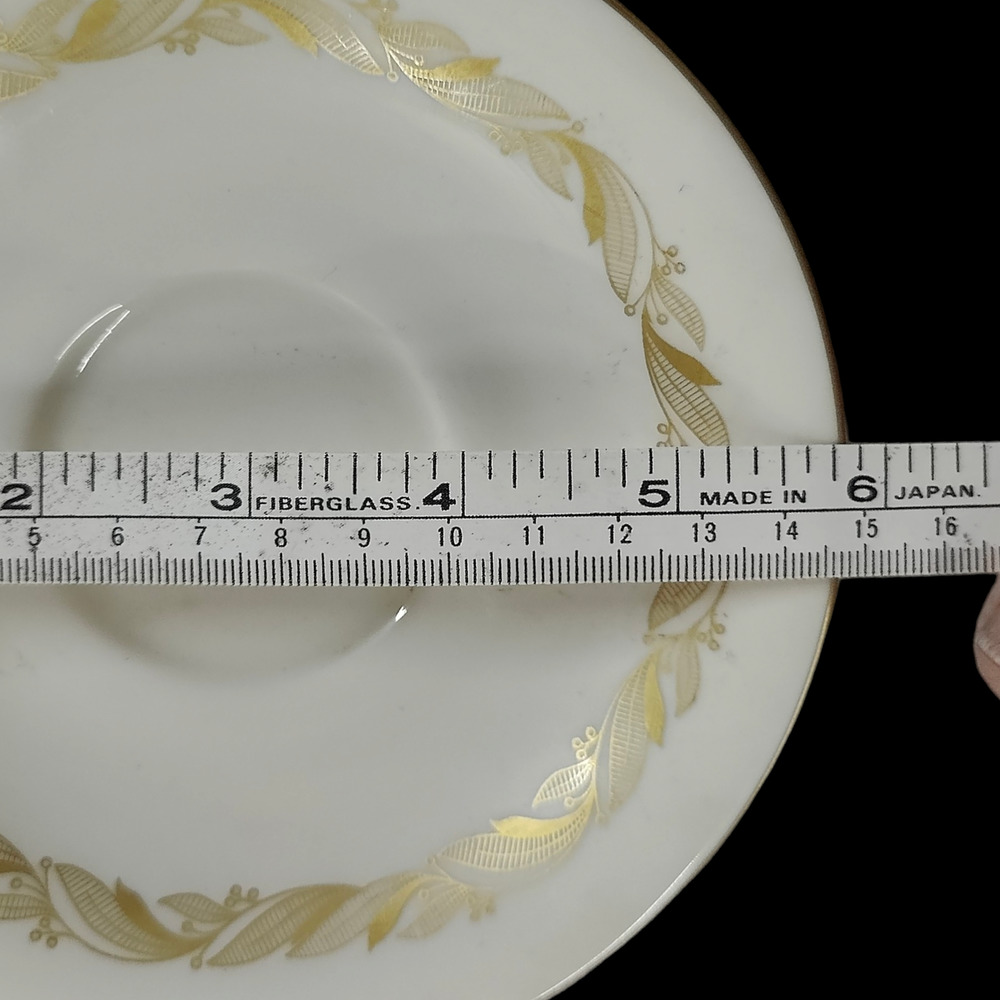 Castleton Carlton Made in the U.S.A. 6" Tea Cup Saucer